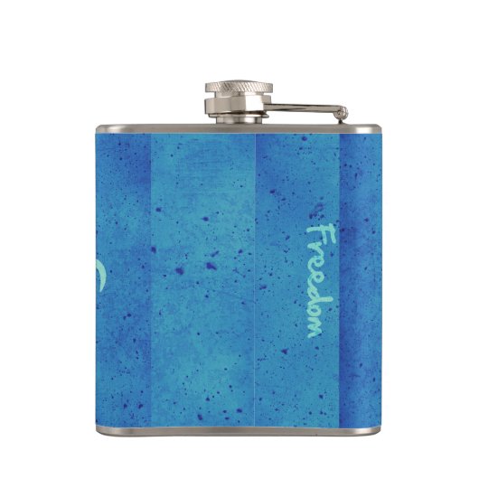 Vrijheidszwaluw Heupfles (Achterkant)