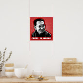 Vrijlating Liu Xiaobo Poster (Keuken)