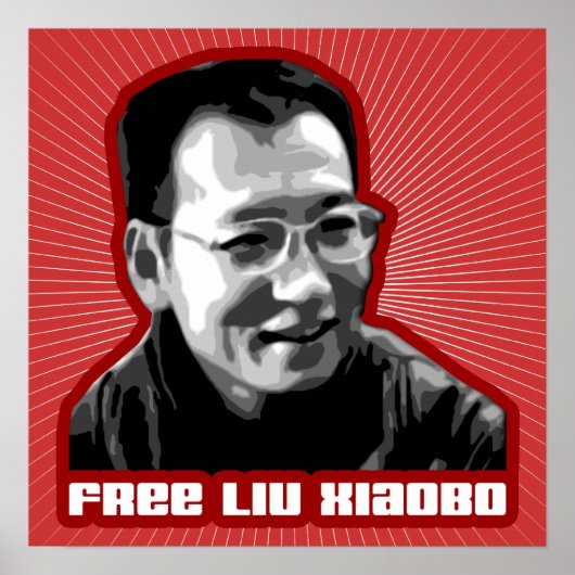 Vrijlating Liu Xiaobo Poster (Voorkant)