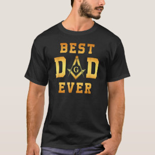 vrijmetselaar beste vader ooit Vaderdag vrijmetsel T-shirt