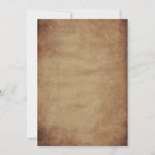 Vrijmetselaar Brown Masonic Kaart (Achterkant)