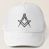 Vrijmetselaar Charity Masonic Mason Lodge Trucker Pet (Voorkant)