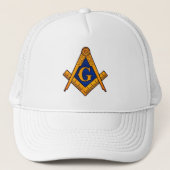 Vrijmetselaar Charity Masonic Mason Lodge Trucker Pet (Voorkant)