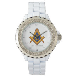 Vrijmetselaar Dames Night Square Kompas Masonic Gi Horloge