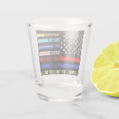 Vrijmetselaar Eerste Responders Shot Glas (Achterkant)