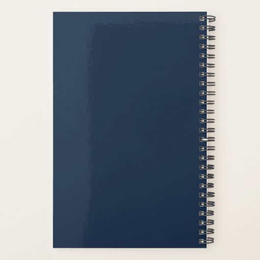 Vrijmetselaar geschenken plein en kompas blauw planner (Achterkant)