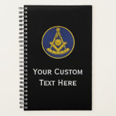 Vrijmetselaar geschenken verleden meester planner (Voorkant)