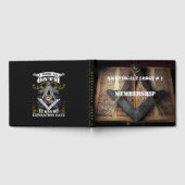 Vrijmetselaar Lidmaatschapsboek Gastenboek (Volledig)