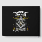 Vrijmetselaar Lidmaatschapsboek Gastenboek (Achterkant)