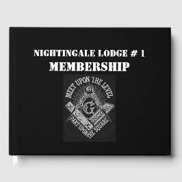 Vrijmetselaar Lidmaatschapsboek Gastenboek