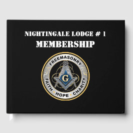 Vrijmetselaar Lidmaatschapsboek Gastenboek