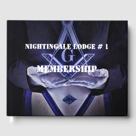 Vrijmetselaar Lidmaatschapsboek Gastenboek