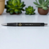 Vrijmetselaar Masonic Zwart en goud Pen