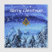 Vrijmetselaar Plein en Kompas Kerstmis (Voorkant)