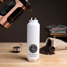 Vrijmetselaar unieke geschenken | Gepersonaliseerd Waterfles