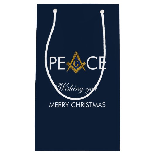 Vrijmetselaar vrijmetselaar kerst klein cadeauzakje (Voorkant)