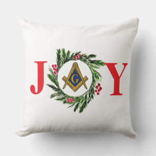 Vrijmetselaar vrijmetselaar kerst kussen