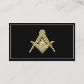 Vrijmetselaar Vrijmetselaar Symbool Vrijmetselaar Visitekaartje (Achterkant)
