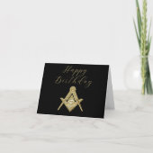 Vrijmetselaar vrijmetselaar Vrijmetselaar Verjaard Bedankkaart (Voorkant)