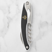 Vrijmetselaar Vrijmetselarij Gifts Square en Compa Kurkentrekker (Achterkant)