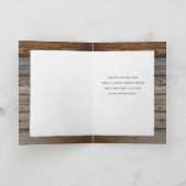 Vrijmetselaars- Kerstkaarten | Rustiek Houten Goud Feestdagen Kaart (Binnen)