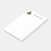 Vrijmetselaars Maçonnieke Vierkante Kompas Post-it® Notes (Schuin)