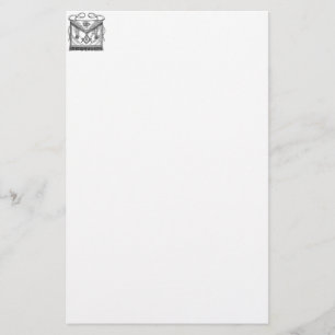 Vrijmetselaars- Schort Briefpapier