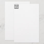 Vrijmetselaars- Schort Briefpapier (Voorkant / Achterkant)