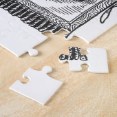 Vrijmetselaars- Schort Legpuzzel (Zijkant)