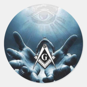 Vrijmetselaars, Shriner's 32e graad Ronde Sticker