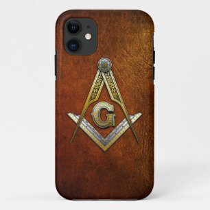 Vrijmetselaars- Vierkant en Kompassen Case-Mate iPhone Case