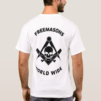 vrijmetselaars wereldwijd t-shirt