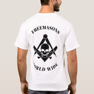 Vrijmetselaars Wereldwijd-Vrijmetselarij T-shirt