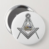 Vrijmetselaarsbord Australië Ronde Button 4,0 Cm (Voorkant /achterkant)