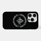 Vrijmetselaarsembleem iPhone Hoesje (Achterkant horizontaal)