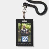Vrijmetselaarsfoto Badge (Voorzijde met lanyard)