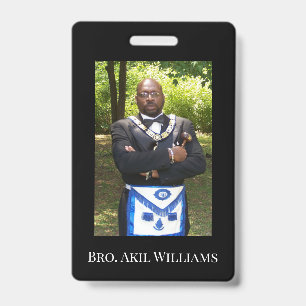 Vrijmetselaarsfoto Badge