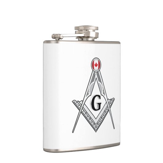 Vrijmetselaarsloge van Canada Heupfles (Rechts)