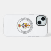 Vrijmetselaarsloge van Canada iPhone 15 Case (Achterkant horizontaal)