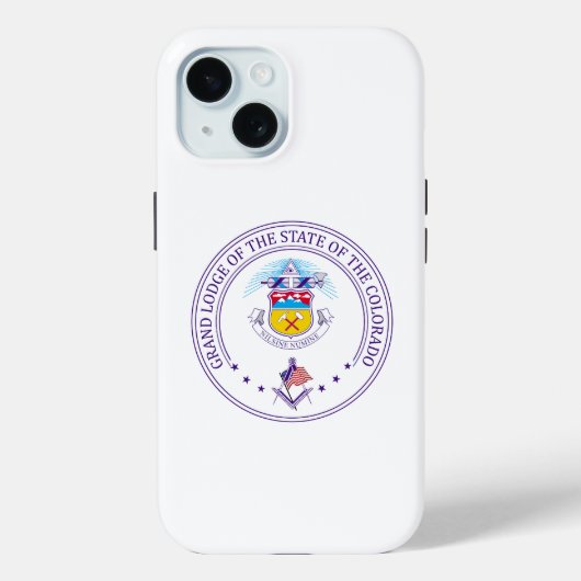 Vrijmetselaarsloge van de staat Colorado Case-Mate iPhone Case (Achterkant)