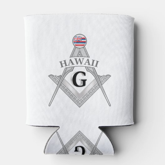 Vrijmetselaarsloge van de staat Hawaï Blikjeskoeler (Achterkant)