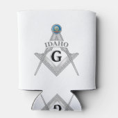 Vrijmetselaarsloge van de staat Idaho Blikjeskoeler (Achterkant)