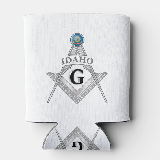 Vrijmetselaarsloge van de staat Idaho Blikjeskoeler (Achterkant)