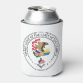 Vrijmetselaarsloge van de staat Illinois Blikjeskoeler (Blikje Voorkant)