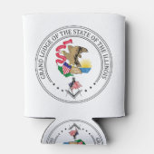 Vrijmetselaarsloge van de staat Illinois Blikjeskoeler (Achterkant)