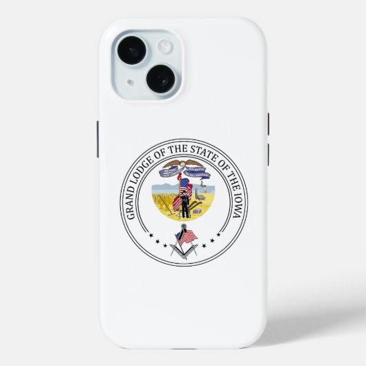 Vrijmetselaarsloge van de staat Iowa Case-Mate iPhone Case (Achterkant)