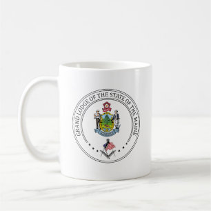 Vrijmetselaarsloge van de staat Maine Koffiemok