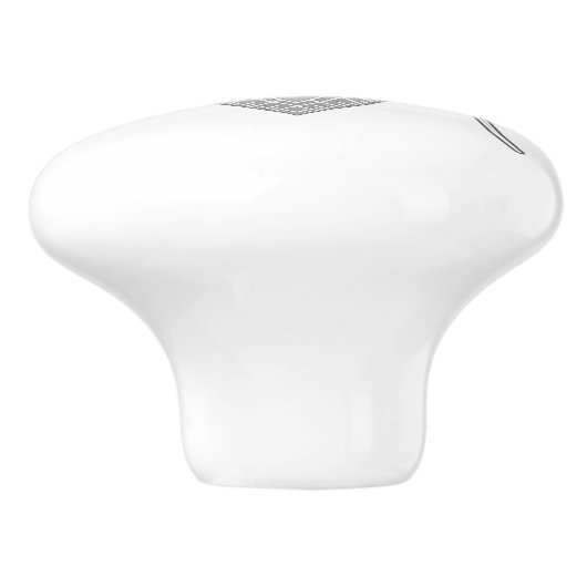 Vrijmetselaarsloge van de staat Michigan Keramische Knop (Zijkant)