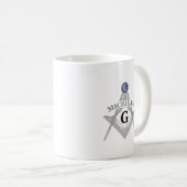 Vrijmetselaarsloge van de staat Michigan Koffiemok (Voorkant rechts)