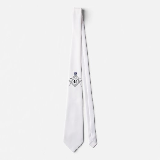 Vrijmetselaarsloge van de staat Michigan Stropdas (Voorkant)
